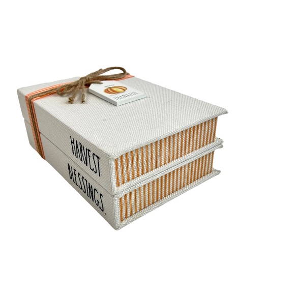 NWT Rae Dunn Decorative Faux Fall Books - Picture 4 of 9